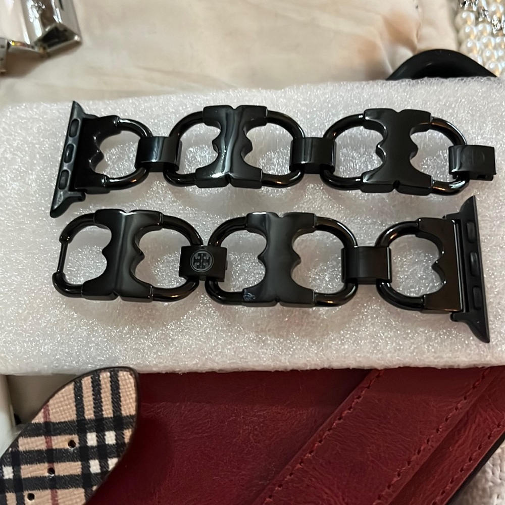 Tory Burch iPhone watch band.